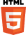 512px HTML5 logo and wordmark